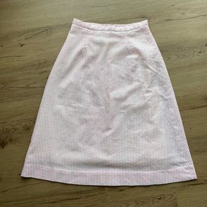 Vintage seersucker skirt